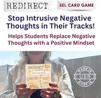 Redirect Flashcards – Challenge Negative Thinking | Transform Automatic Negative Thoughts (Ants) to Positive Affirmations | Used for Personal Growth, Classrooms, Group Therapy | Relieve Anxiety