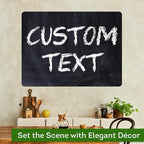 Custom Sign, Custom Street Sign, 11 Font Colors, 13 Font Styles, 4 Hole Options, 22 Sizes, 36x48 Inches, Rust Free DiBound, Fade Resistant, Made in USA by My Sign Center (Chalkboard Black)