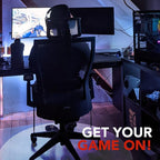 DESKU - Circle Gaming Chair Mat, Computer and Office Chair Mat for Hard Floors, Clear, 46 Inches, Made in The USA