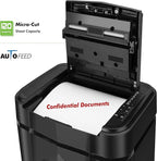 Aurora Professional Grade AU125MA 120-Sheet Auto Feed High-Security Micro-Cut Paper Shredder/60 Minutes/Security Level P-5