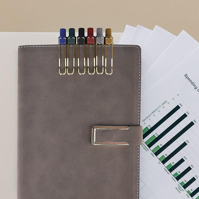 WY WENYUAN Writing Pens, Fine Point Smooth, Personalized Ballpoint Pens Bulk, Flair Teacher Pens, Black Ink 1.0 mm Journaling Pen, Aesthetic Gift School Office Supplies for Note Taking