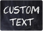 Custom Sign, Custom Street Sign, 11 Font Colors, 13 Font Styles, 4 Hole Options, 22 Sizes, 10x14 Inches, Rust Free DiBound, Fade Resistant, Made in USA by My Sign Center (Chalkboard Black)