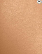 LUXPaper 8.5" x 11" Paper | Letter Size | Copper Metallic | 80lb. Text | 50 Qty