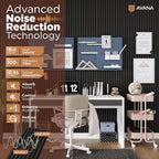 Avana Modern Acoustic Wood Wall Panels – 47.2 x 12.6 Inch Smoke Oak Acoustic Panels 2 PCs – Wall Panels For Interior Wall Decor For Homes, Offices, Studios – Sturdy And Durable Wood Panels For Wall