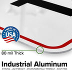 Custom Sign, Custom Sign for Business, Indoor/Outdoor use. 18x24 Inches, 3M EGP Reflective, Rust Free .080 Aluminum, Fade Resistant, Made in USA by My Sign Center (Header)