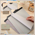 Fuutreo 8 Pcs 8.5'' x 11'' Colored Legal Pad Writing Pads Narrow Ruled 50 Sheets Per Notepad Perforated Writing Notepad Office Supplies for College Office Business (Pastel Color)
