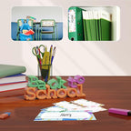 Name Tags for Classroom Cubbies, 30 Colorful Name Plates for Desks, Back to School Self Adhesive Name Tags Sticker for Teachers Elementary - A10