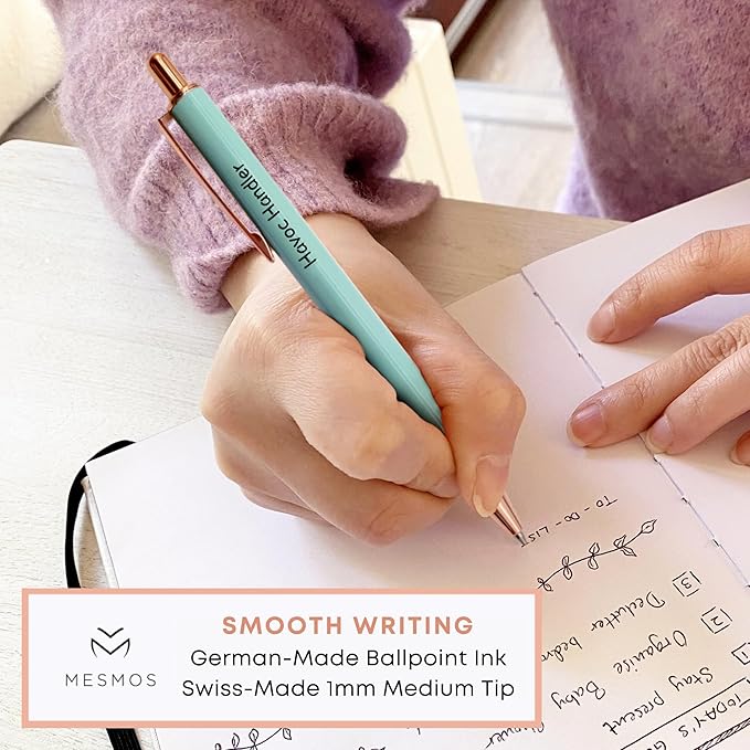 MESMOS 3pk Fancy Pen Set, Chaos Coordinator Boss Gifts for Women, Office Manager Boss Female Gifts, Leadership and Supervisor Gift, Funs with Funny Sayings for Adults