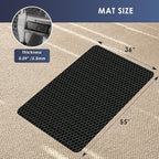 Vicwe Office Chair Mat for Carpet, 55"x36" Anti-Slip Waterproof Floor Protector Desk Chair Mat for Rolling Chairs, Heavy Duty Chair Mat with Studs,Easy Glide Floor Mat for Home,Gaming