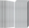 10 Pack Acoustic Wall Panels, Soundproof Panels with Simulated Wood Grain Finish, 47.2”x23.6” Decorative Acoustic Wall Panel for Office,Home Theater,Studio,Living Room, White Oak