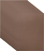 Guakicae 40 Sheets Coffee Color Cardstock 8.5 x 11 Craft Paper, 75lb Heavyweight Dark Brown Card Stock for DIY Cards Making, Wedding Invitations, School Crafting, Greeting Cards