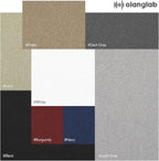 Olanglab Acoustic Panels 2 Pack, 48''x24'' Large Sound Panels, Fabric Wrapped Sound Proof Foam Panels for Walls, Sound Absorbing Panels for Recording Studio Acoustical Treatments (Dark Gray)