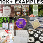 100-500 Custom Stickers Roll Personalized Business Labels Decals, 1.5"-10" Customized Your Own Waterproof Vinyl Stickers with Any Design Logo Image Photo Text Name Address QR Code