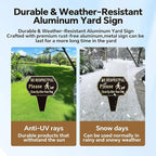 13.6"x9.6" Clean Up after Your Dog Signs Pick Up After Your dog sign with Integrated stake Double Side Printed- Be Respectful, No Dog Poop and Pee Stop Dogs from Pooping/Peeing On Your Lawn/Garden
