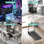 Vicwe Office Chair Mat for Hard Floor, 60"x48" Anti-Slip PVC Computer Chair Mat, Easy Glide for Chairs, Multi-Purpose Floor Protector Desk Chair Mats for Home Office