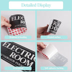 Electrical Room Door Sign for Business，Self-Adhesive Durable Modern Electrical Closet Room Sticker for Home, UV and Weather Resistant Authorized Personnel Only Signs for Business ，Workplace