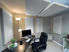 ATS Acoustics Home Office Residential Acoustic Treatment Room Kit Sound Absorbing Acoustic Panel 6 Pack for 50-100 Sq Ft (Merle Grey)