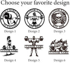 Personalized Home Gym Name Metal Sign, Custom Home Gym Decor，Custom Gym Metal Sign, Weightlifting Workout Room Wall Art ，Gym Wall Decor,Gym Gifts for Men
