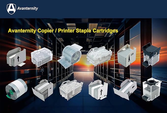 Avanternity's Staple Refills, Compatible with Kyocera 5GH82010 502MT Staples (Pack of 3 Boxes)