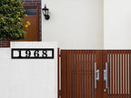 Personalized Horizontal House Numbers for Outside, house numbers for outside modern ，Personalized Address Numbers, Custom House Numbers, Personalized Outdoor Metal Address Sign