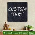 Custom Sign, Custom Street Sign, 11 Font Colors, 13 Font Styles, 4 Hole Options, 22 Sizes, 30x30 Inches, Rust Free DiBound, Fade Resistant, Made in USA by My Sign Center (Chalkboard Black)