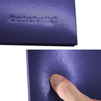 GraduationMall 8.5"x11" Smooth Padded Diploma Cover Certificate Holder Purple,2-Packs