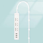 SOULWIT 50 Pcs Self Adhesive Cable Management Clips, Cable Organizers Sticky Wire Clips Cord Holder for TV PC Laptop Ethernet Cable Desktop Home Office (Clear)