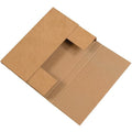 Tape Logic TLM752BFK Easy-Fold Mailers, 7 1/2" x 5 1/2" x 2", Kraft (Pack of 50)
