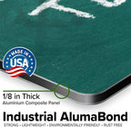Custom Sign, Custom Street Sign, 11 Font Colors, 13 Font Styles, 4 Hole Options, 22 Sizes, 18x18 Inches, Rust Free DiBound, Fade Resistant, Made in USA by My Sign Center (Chalkboard Green)