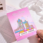 Metal Bookmarks with Transparent Design - Tower Bridge Book Mark for Readers, Aesthetic Book Markers for Kids, Teens, Teachers, Students, Gifts for Book Lovers, Writers, Reading Women & Men