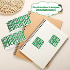 1000pcs 2026 Year Stickers, 3/4x1-1/2 Inch 26 Year Colored Self-Adhesive Stickers File Folder Labels Decals for Tab File Folders Office Supplies (Dark Green)