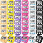 Macarrie 48 Pcs Digital Kitchen Timer Bulk Small Magnetic Backing Stand Timer Clock Loud Alarm LCD Display Electronic Minute Second Count Countdown Alarm for Teacher Classroom Cooking Baking (Fashion)