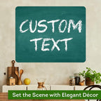 Custom Sign, Custom Street Sign, 11 Font Colors, 13 Font Styles, 4 Hole Options, 22 Sizes, 24x30 Inches, Rust Free DiBound, Fade Resistant, Made in USA by My Sign Center (Chalkboard Green)