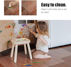Kuyal Chair Mat, Rolling Chair Mat for Hardwood Floor, 36" X 48" Transparent PVC Home Office Floor Protector Mat (36" X 48" with Lip)