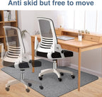 Placoot Office Chair Mat for Hardwood Floor, 55"x35" Computer Chair Mat, Desk Chair Mat, Large Anti-Slip Floor Protector for Home Office