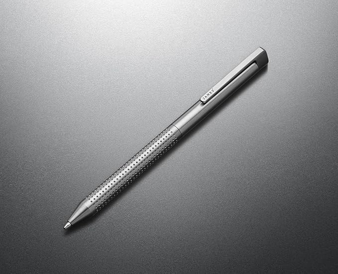 JAMES° Bolen EDC Twist-Retractable Pen, Slim Machined Stainless Steel Barrel Designed for Daily Carry, Stainless