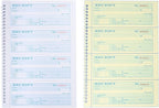 Single Book,Money Rent Receipt Book,7.9x11.22 Inches,2 Part Carbonless,Cash Receipt Book,200 Sets per Book,4 Receipts per Page
