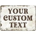 Rustic Custom Sign, Personalized Metal Signs, Gift for Him Men Dad, Man Cave, Indoor and Outdoor Use 12x18 Inches, ACM, Fade Resistant, Made in USA