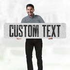 Custom Sign, Custom Street Sign, 11 Font Colors, 13 Font Styles, 4 Hole Options, 22 Sizes, 12x48 Inches, Rust Free DiBound, Fade Resistant, Made in USA by My Sign Center (Concrete)