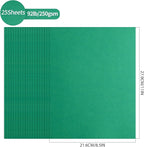 25 Sheets Christmas Green Cardstock - 8.5'' x 11'' 92lb Double-sided Cover Card Stock 250gsm Heavyweight Paper for Art Crafts Business Cards Party Décor UAP13GR