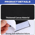 Under Desk Privacy Panel 62 x 15 Inch Self-Adhesive Modesty Panel Table Skirts Privacy Divider for Office Desk Home Studio or Standing Workstation, Easy to Assemble, Black