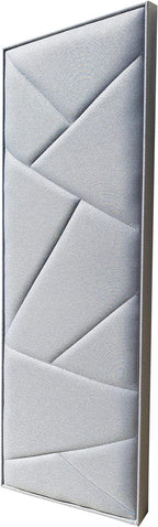 Tönnen Sublime Acoustic Panel | Professional Sound Absorbing Panel | Decorative Soundproof Panel | Acoustic Wall Panel (38x15x2 in - 1 piece - Gray)