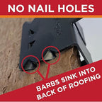 Grip Clip Roof Clips, Safe for Heat Tape, Electric Cable & Roof Heat Cable Installation, Prevents Roof Damage, Easy Nail-Free Outdoor Cable Clips, Your Ultimate Cable Clip (.625-25 Pack)