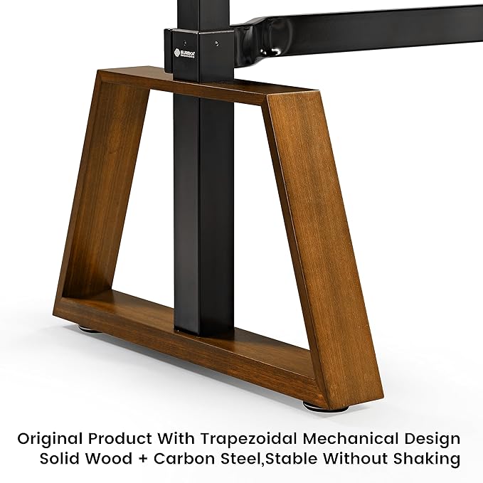 EUREKA ERGONOMIC Electric Standing Desk with Dual Drawers,63 Inches Height Adjustable L-Shaped Office Desk,Sit Stand Desk Executive Desk Computer Workstations with Monitor Stand,Left/Black