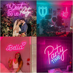Custom Neon Signs Customizable Neon Signs for Wall Decor,Custom LED Sign Personalized Neon Lights for Bedroom Nail Salon Wedding Birthday Party Business Bar Shop Name Logo (C)