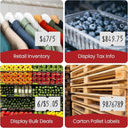 Perco Pro 1 Line Price Gun - Includes 1 Line Pricing Gun, Pre-Loaded Roll of 1,000 White Labels and Ink Roll