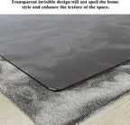 Koonmi Tempered Glass Chair Mat for Hardwood Floors & Carpets, 40" x 60“ Grey Heavy Duty Office Floor Protector, Scratch & Dust Concealing, Noise-Free for Home Office Desk