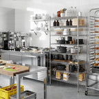 Regal Altair 21" Deep x 36" Wide x 74" Height Wire Shelving Kit | 8-Tier | NSF Commercial Storage Rack Unit