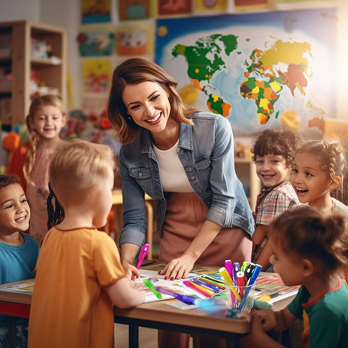 Invisible Ink Pens, Upgraded Spy Invisible Ink Pen with UV Light Magic Marker for Secret Message and Kids Christmas Goodies Bags Toy (7pcs)