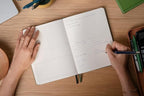 Anecdote 2026 Planner: 52 Week Daily Planner, Yearly, Monthly & Weekly Workflow for Planning Your Success – Vegan Leather Hardcover, Start Anytime & Achieve your Goals - Ocean Blue